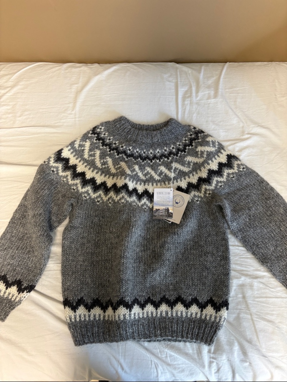 Nordic Store Traditional Icelandic Wool Sweater Medium